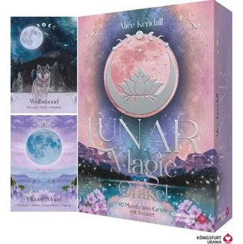 Německý jazyk Lunar Magic Orakel - 40 Mondorakel-Karten mit Booklet (Deutsch), m. 1 Beilage, m. 1 Buch - Kendall, Alice