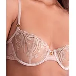 Podprsenka bardotka AUBADE (6DF14-27), Barva tmavě růžová, Velikost 80F