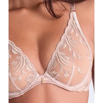 Souprava dámského spodního prádla Podprsenka nevyztužená AUBADE (6DF12-27), Barva tmavě růžová, Velikost 75D