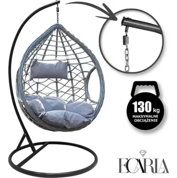 Flamenco Mystique Závěsné houpací křeslo Cocoon s polštáři KR26