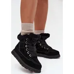 Big Star Shoes Dámské Zimní Boty Na Platformě S Kožíškem Big