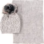 Art Of Polo Sada čepice+šála béžovošedá