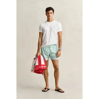 Pánské plavky PLAVKY GANT SWIM SHORTS WASHED TURQUOISE