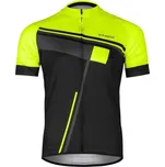 Pánský cyklistický dres Etape CUBE XXL Černá, Reflexní neon, Tmavě šedá