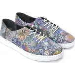 Dámské pestré polobotky Iberius 016-545-1 šedá