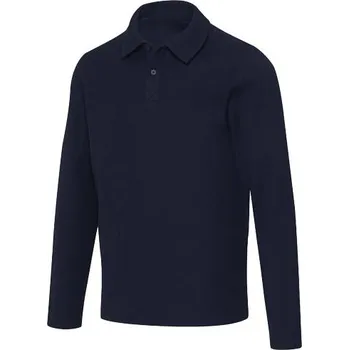 Pánská košile Apollo unisex polokošile s dlouhým rukávem - Námořnická modrá, XS