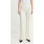 Kalhoty s příměsí lnu Patrizia Pepe