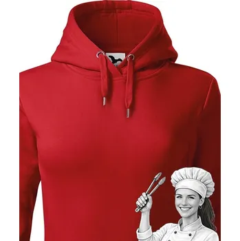 Dámská mikina Dámská mikina Grill master, Barva Červená, Velikost 2XL, Canvas Dámská mikina Bezvatriko.cz 3145