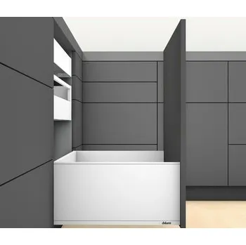 Nábytkové kování BLUM Legrabox pure bílý - sada F 600 / 70 kg bez čelního kování