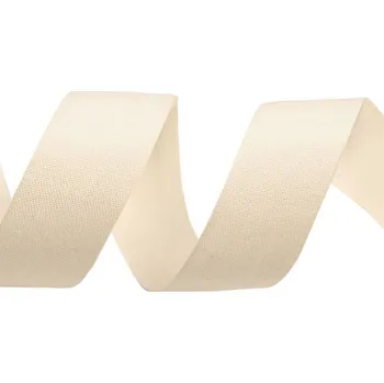 Bavlněná stuha / plátnovka šíře 25 mm, barva 2 režná světlá