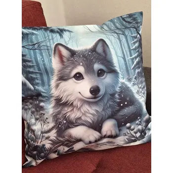 Povlak na polštářek Povlak na polštářek vlk