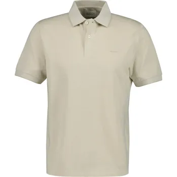Pánská košile POLOKOŠILE GANT 2 TONE SS POLO OAT BEIGE