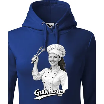 Dámská mikina Dámská mikina Grill master, Barva Modrá, Velikost M, Canvas Dámská mikina Bezvatriko.cz 3145
