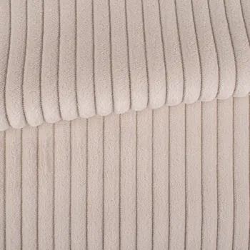 Potahový manšestr Karin šedobéžový