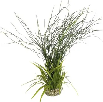 Dekorace do akvária Akvarijní dekorace Water hair grass plastová rostlina tráva 39 cm, různé druhy