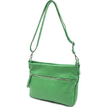 Kabelka Dámská kožená kabelka zelená - malá elegantní crossbody ITA1552