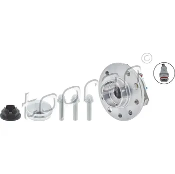 Sada ložisek kol TOPRAN 207 390