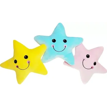 plyšák Plyšový polštář ve tvaru hvězdy 23 cm