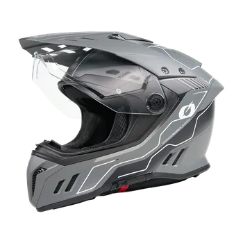 Auto-moto ONEAL Helma O'Neal SIERRA RS ECHO V.26 black/gray Šedá L/60