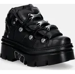 Kožené tenisky New Rock CRUST NEGRO, REACTOR NEGRO E14 casco CON