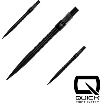 Hroty na šipky Harrows Quick Point HM Grip černé 26mm 3ks
