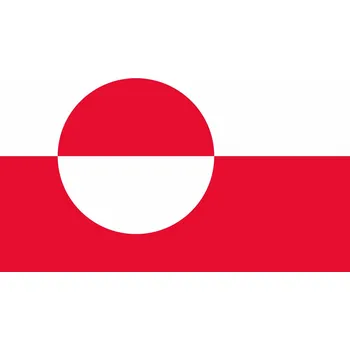 Vlajka Vlajka Grónska vlajka - 30 x 45 cm - tunel, karabina