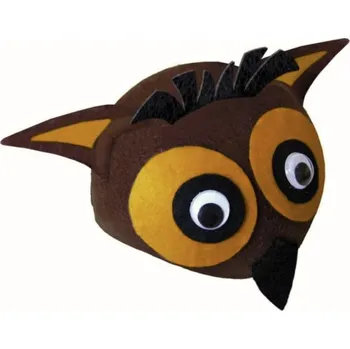 Čepice Čepice SOVIČKA filcová, hnědá