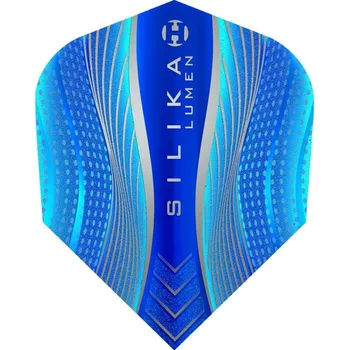 Letky na šipky Harrows Silika Lumen modré, No6, 100 mikronové
