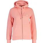 MIKINA GANT REG TONAL SHIELD ZIP HOODIE LILLY PINK
