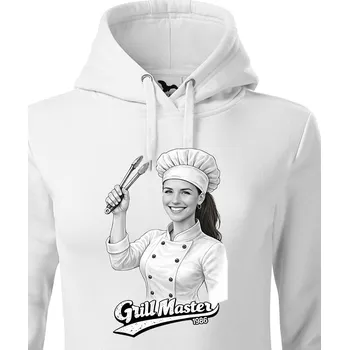 Dámská mikina Dámská mikina Grill master, Barva Bílá, Velikost 2XL, Canvas Dámská mikina Bezvatriko.cz 3145
