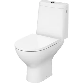 Klozet Cersanit Colour kompaktní wc s deskou s pomalým sklápěním s vírovým splachováním bílá K103-051