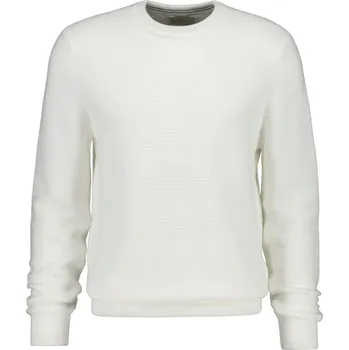 Pánský svetr SVETR GANT COTTON TEXTURE C-NECK EGGSHELL