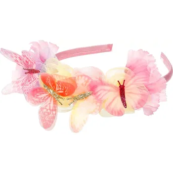 Čelenka Souza čelenka Lilyanne s květinami a motýly