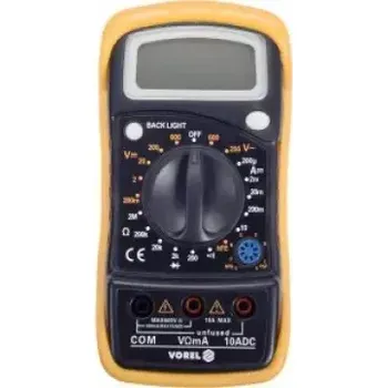 Multimetr Vorel - Multimetr s manuálním rozsahem 0 - 600V