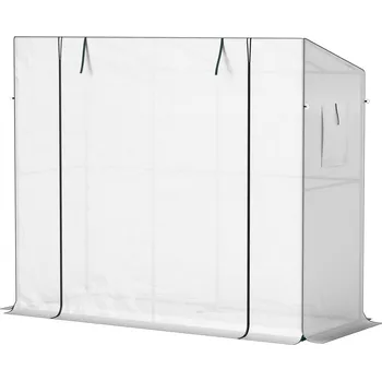 Fóliovník Fóliovník s rolovacími dveřmi 200 x 76 x 170 cm | bílý