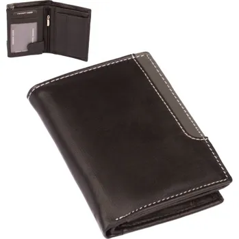 Peněženka Dariya bags Pánská černá kožená peněženka