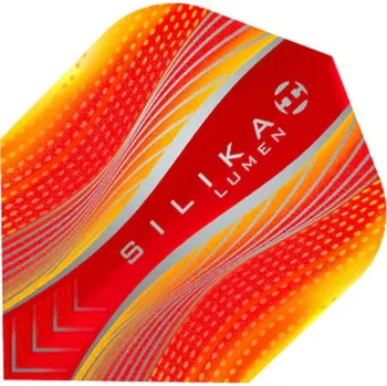 Šipka Letky na šipky Harrows Silika Lumen žluto-červené No6, 100 mikronové