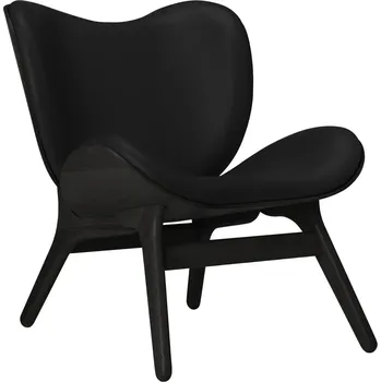 Křeslo Křeslo Umage A Conversation piece low black oak black leather
