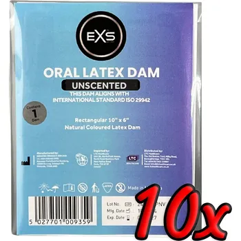Kondom EXS Oral Dam Natural 10 pack
