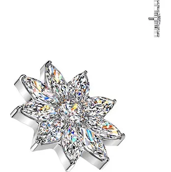 Piercing Šperky4U Náhradní ozdoba k dermálu / labretě TITAN, závit 1,2 mm - TIT1712