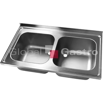 Nerezový dřez Dřez 1400x800 2x (600x600x400) | 8710717