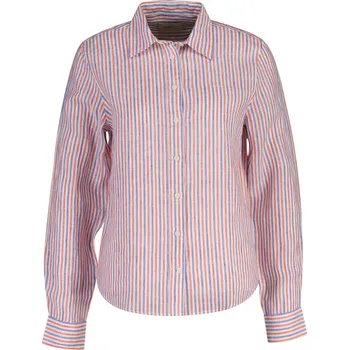 KOŠILE GANT REG STRIPED LINEN LS SHIRT MULTICOLOR