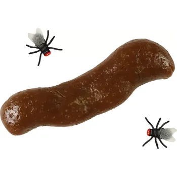 Karnevalový doplněk Rappa Umělé hovínko/lejno s mouchami