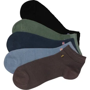 Pánské ponožky Kvalitní bavlněné kotníkové ponožky s monogramem CM180 - 3 páry 40-43 vícebarevná