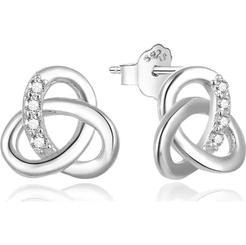 Náušnice Originální stříbrné náušnice se zirkony AGUP2331L Beneto