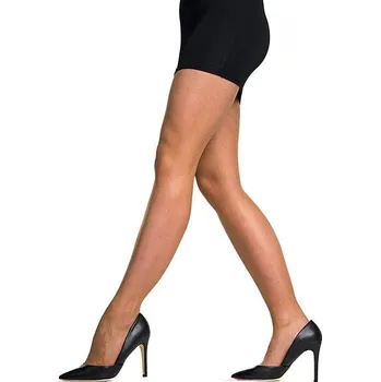 Dámské punčochy Bellinda FASCINATION 15 DEN 5x - Lesklé punčochové kalhoty 5 ks - BE225001 bronzová XL