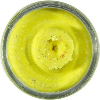 Berkley PowerBait Natural Glitter Trout Dough - Liver Sunshine Yellow Glitter - 1633606