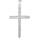 Stříbrný přívěsek Křížek AGH94 Beneto