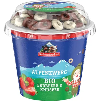 Bio jahodový jogurt s čokoládovými kroužky BGL 137&nbsp;g