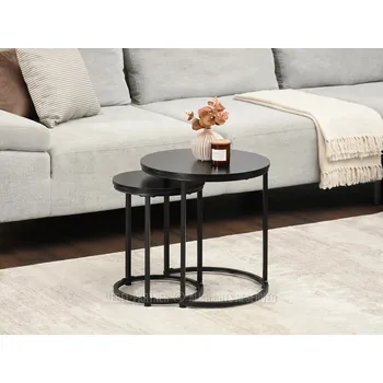 Konferenční stolek Set konferenčních stolků JACEK S - černý